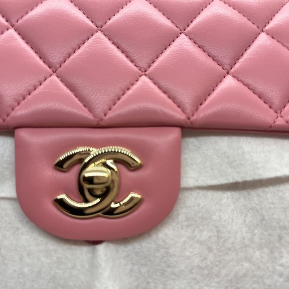 Chanel Small CF Lambskin (Pink) - Picture 7 of 14